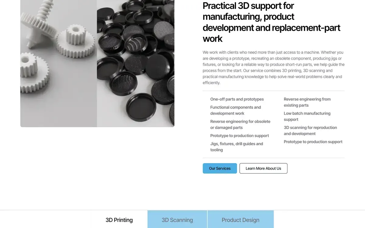 3D Complete Solutions, first detail