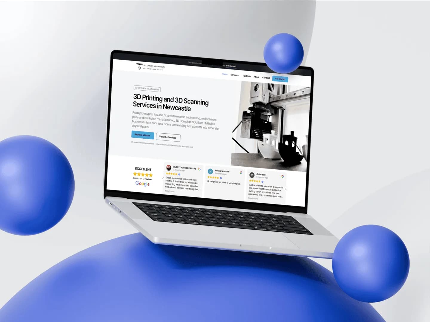3D Complete Solutions website