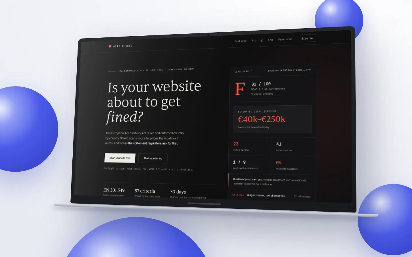 A11y Shield website