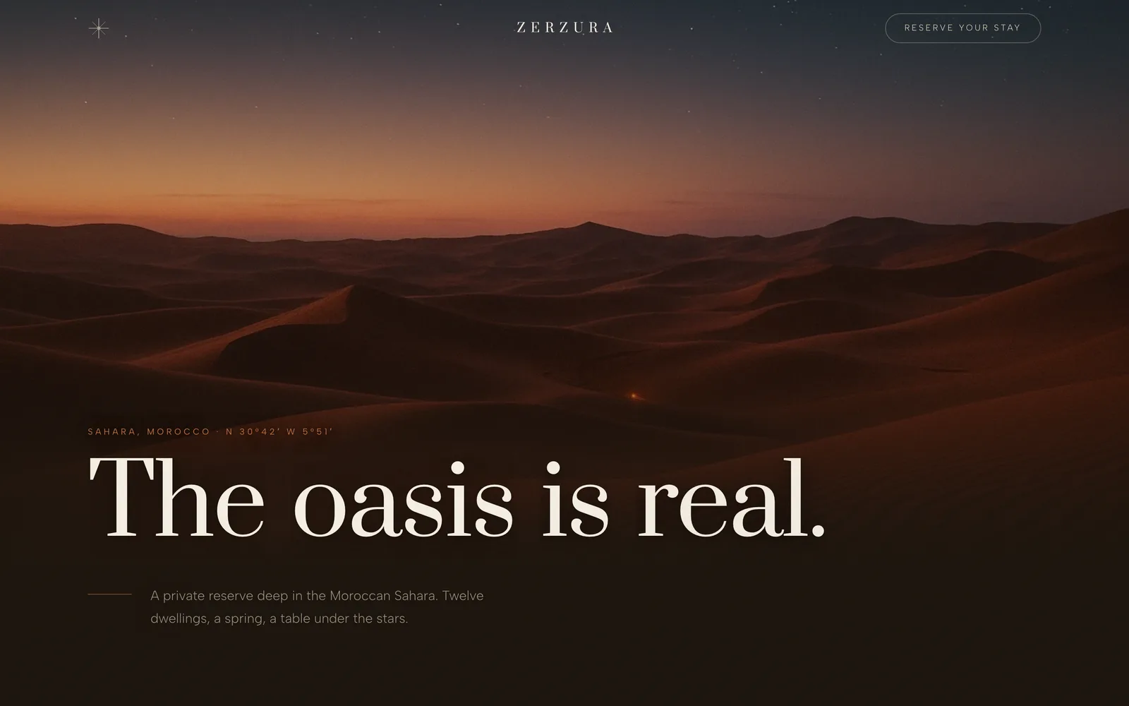 ZERZURA website