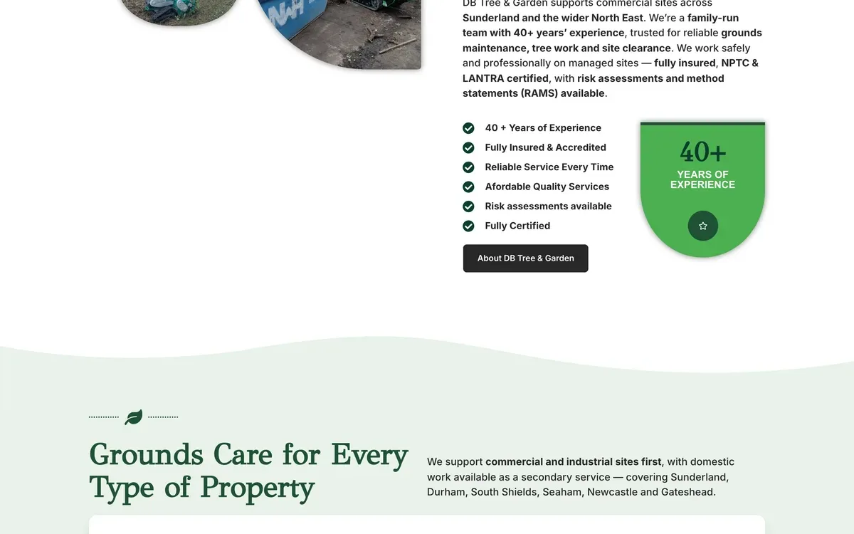 DB Tree and Garden Services, third detail