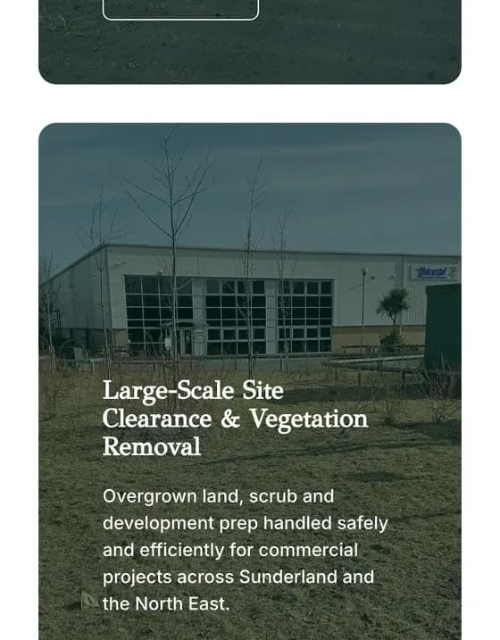 DB Tree and Garden Services, on a phone