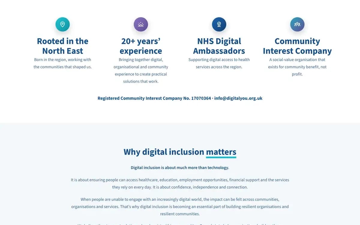 Digital You CIC, first detail
