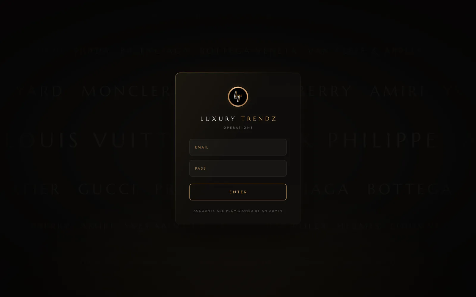 Luxury Trendz website