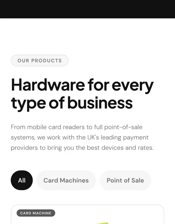 Smart Payment Solutions, on a phone