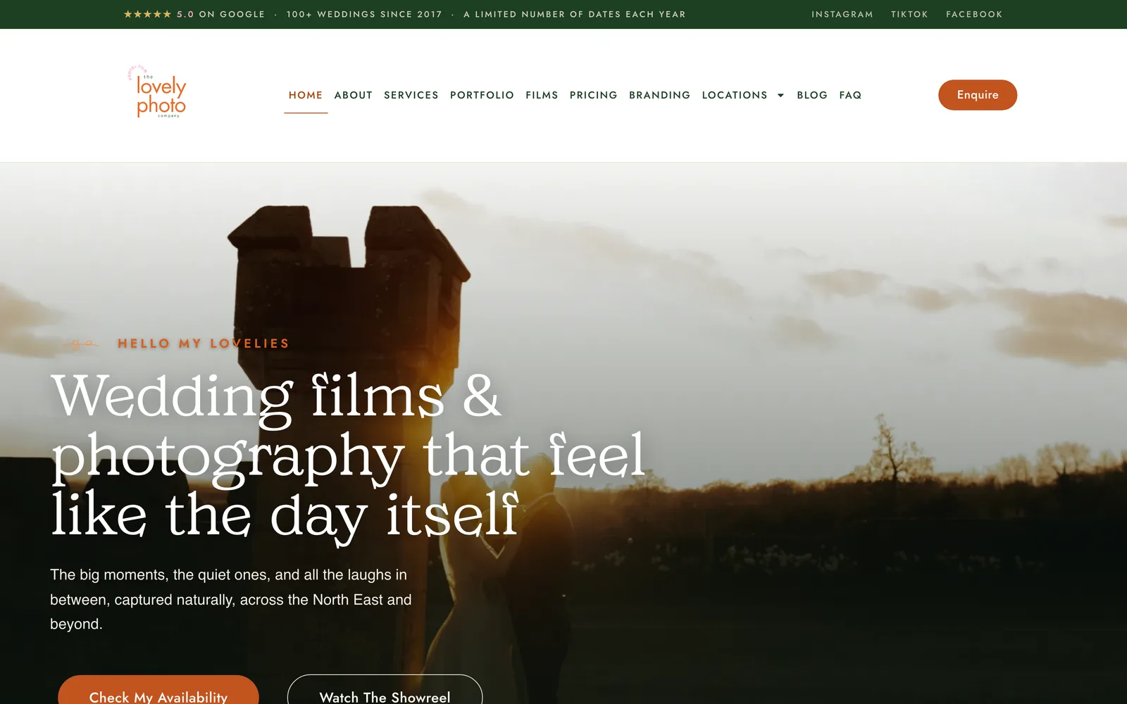 The Lovely Photo Company website