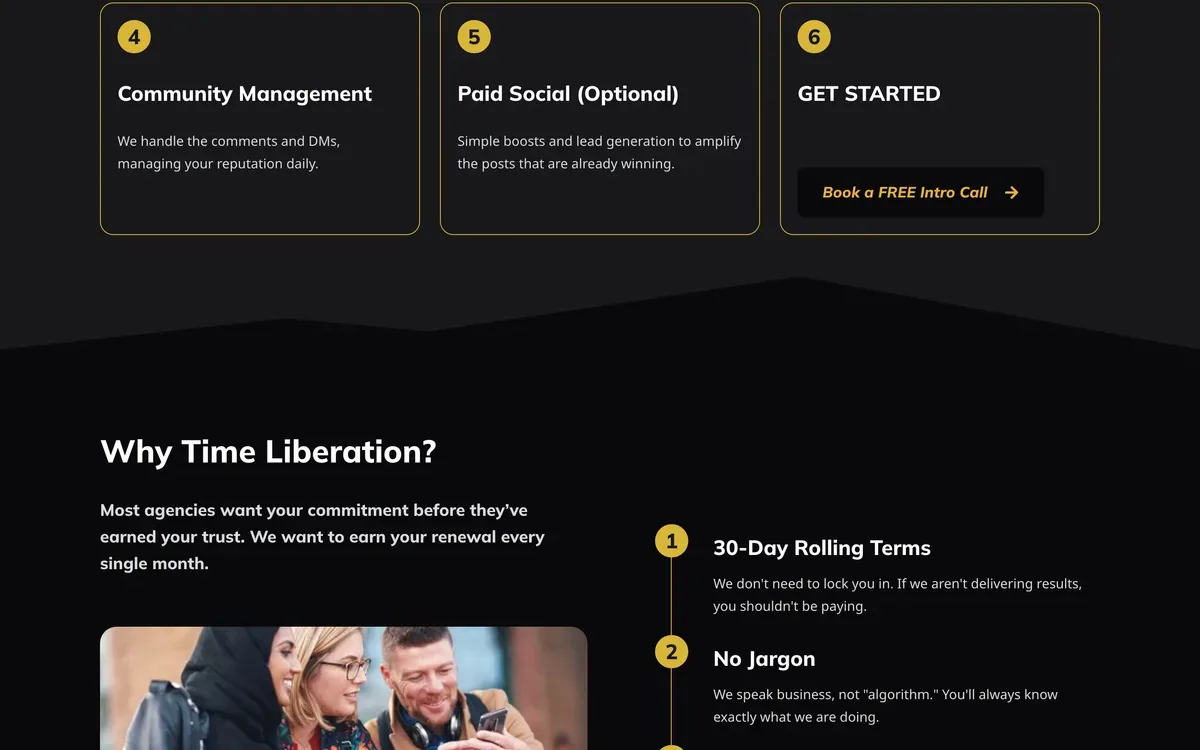 Time Liberation Social Media, third detail