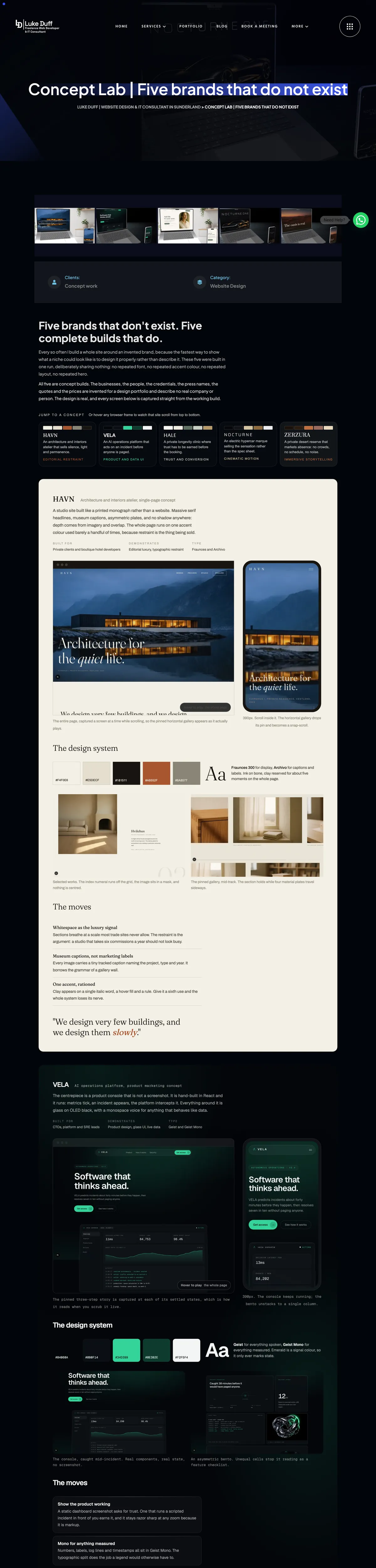 Concept Lab on desktop