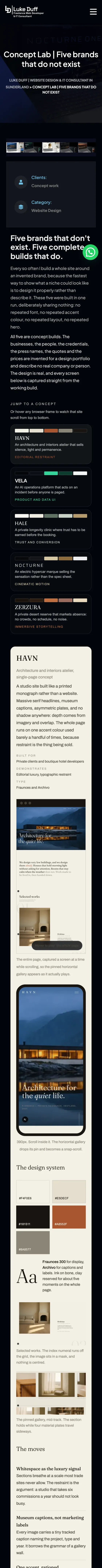 Concept Lab on a phone
