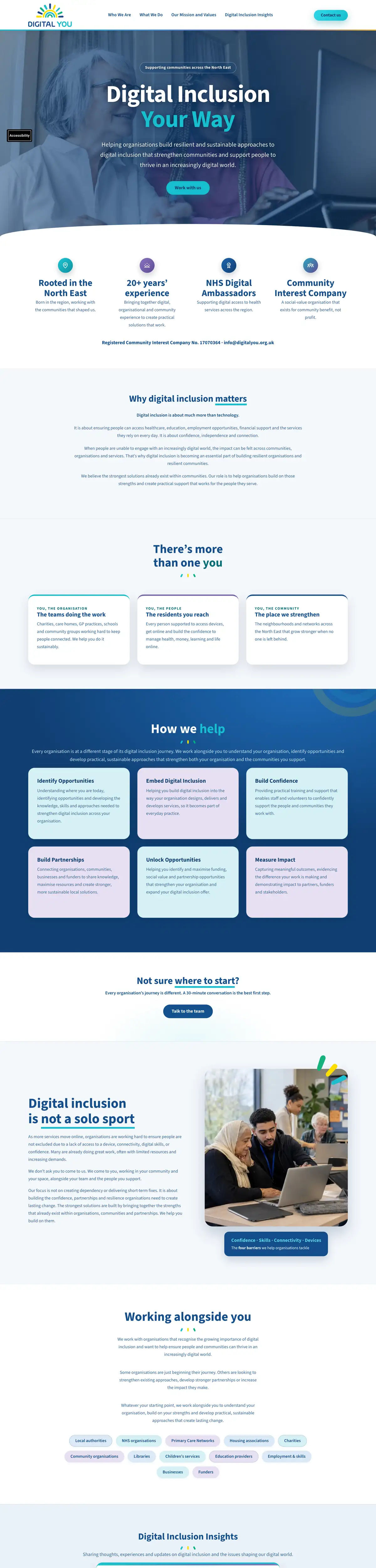 Digital You CIC on desktop