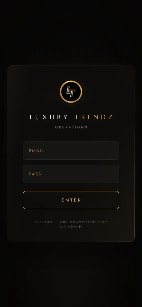 Luxury Trendz on a phone