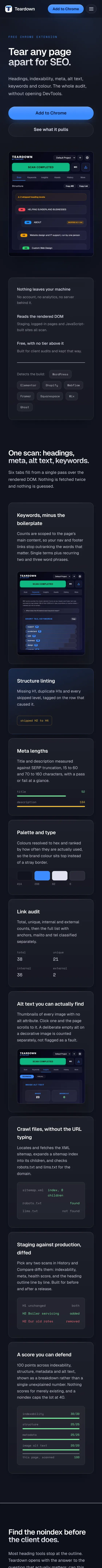 Teardown on a phone